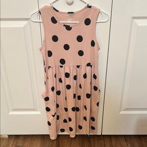 Wonder Nation Pink Sleeveless Crew Neck Sundress